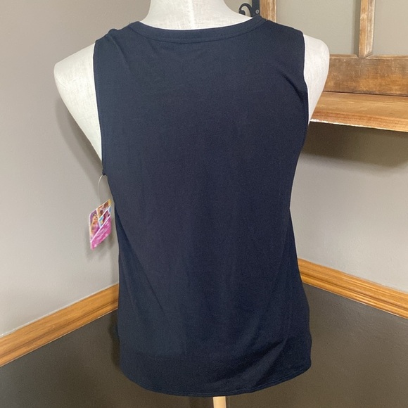 Disney princess black & white tank top knot tie size S NWT - Picture 4 of 6